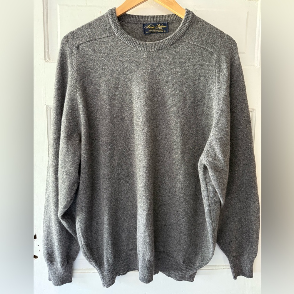 Brooks Brothers Gray Crewneck Sweater
